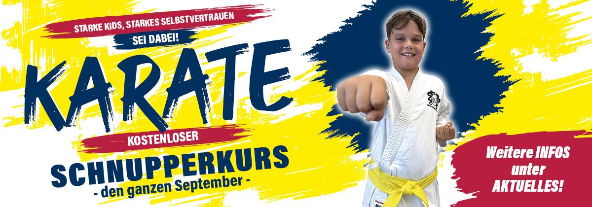 Karate-Schnupperkurs September 2026
